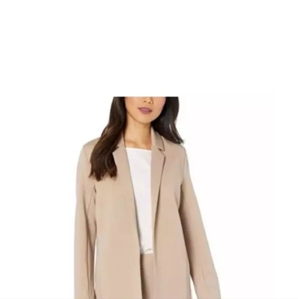 Eileen Fisher L tan/camel pull on pant with pockets
